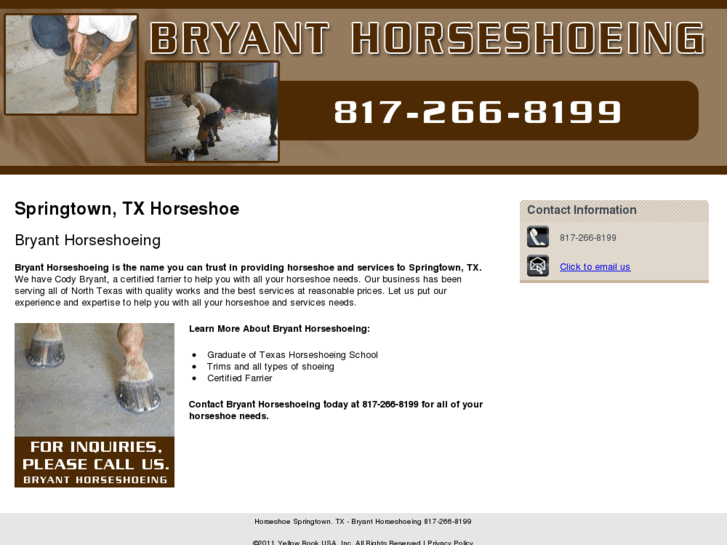 www.bryanthorseshoeing.com