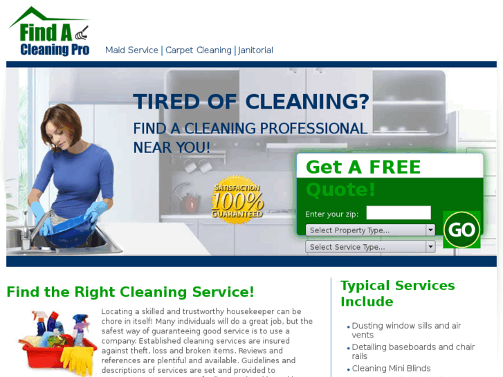 www.findacleaningpro.net