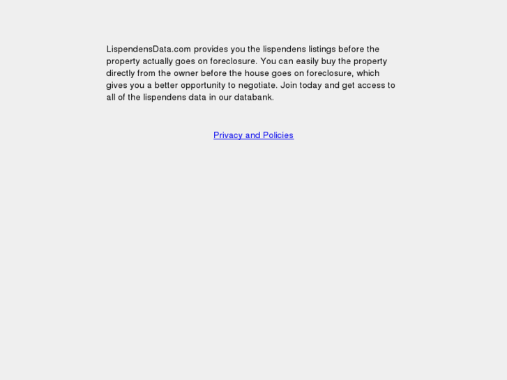 www.lispendensdata.com