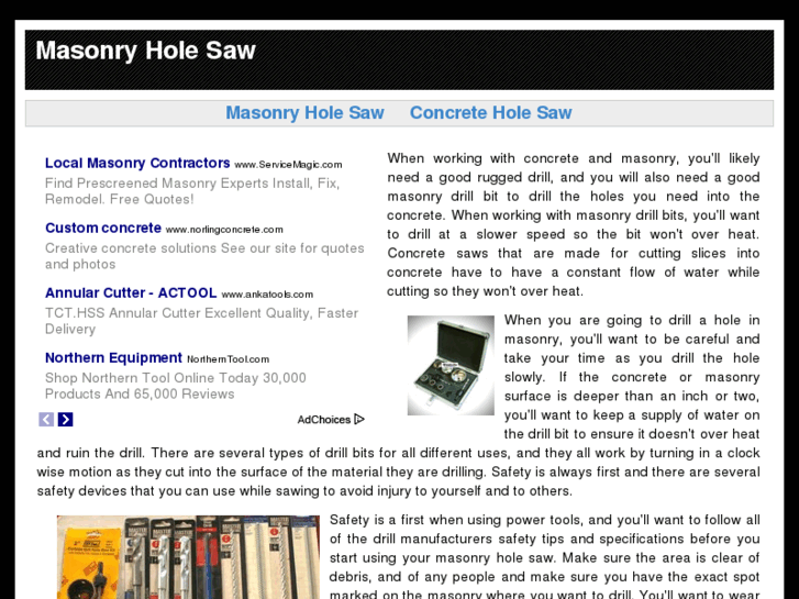 www.masonryholesaw.com