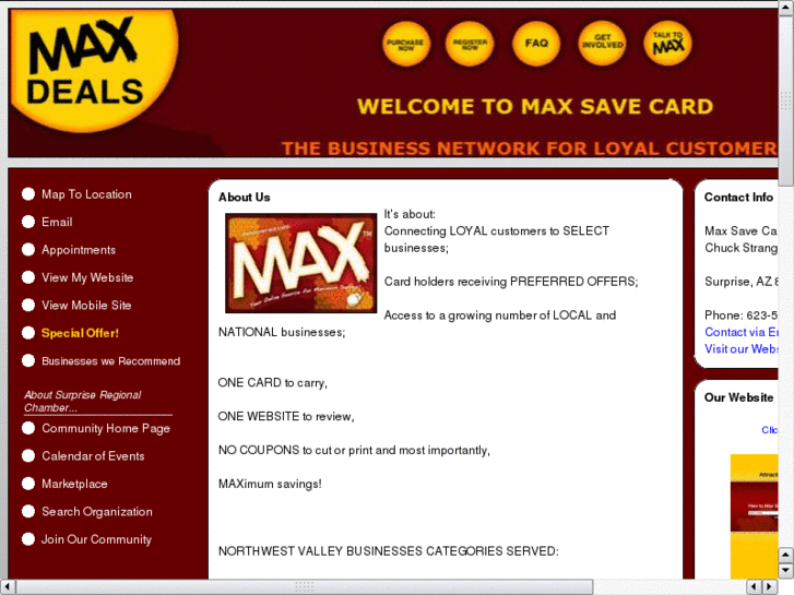 www.maxsavecardaz.com