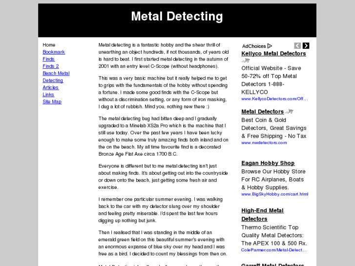 www.metal-detecting.info