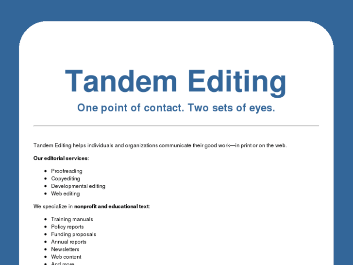 www.tandemediting.com