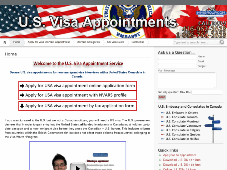 www.usavisaappointments.com