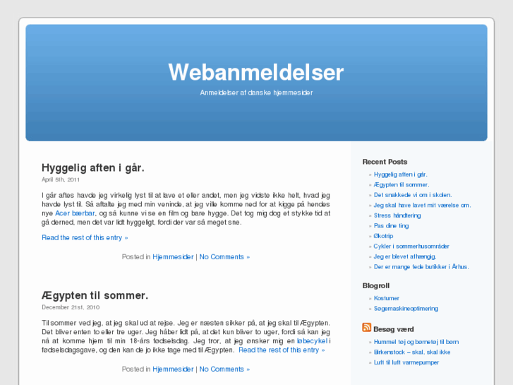 www.webanmeldelser.dk