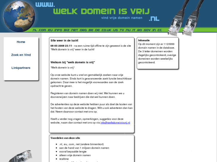 www.welkdomeinisvrij.nl