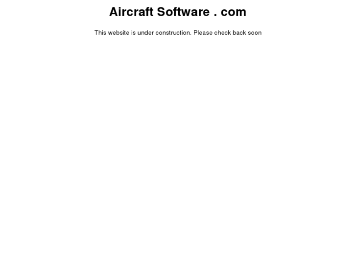 www.aircraftsoftware.com