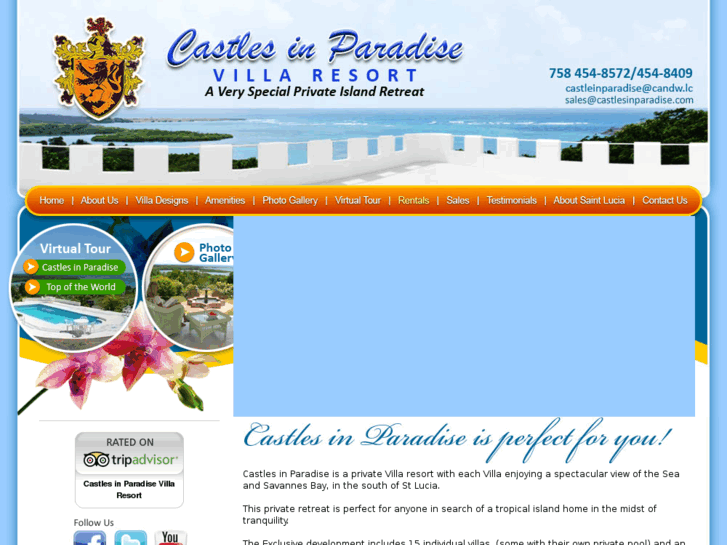 www.castlesinparadise.com