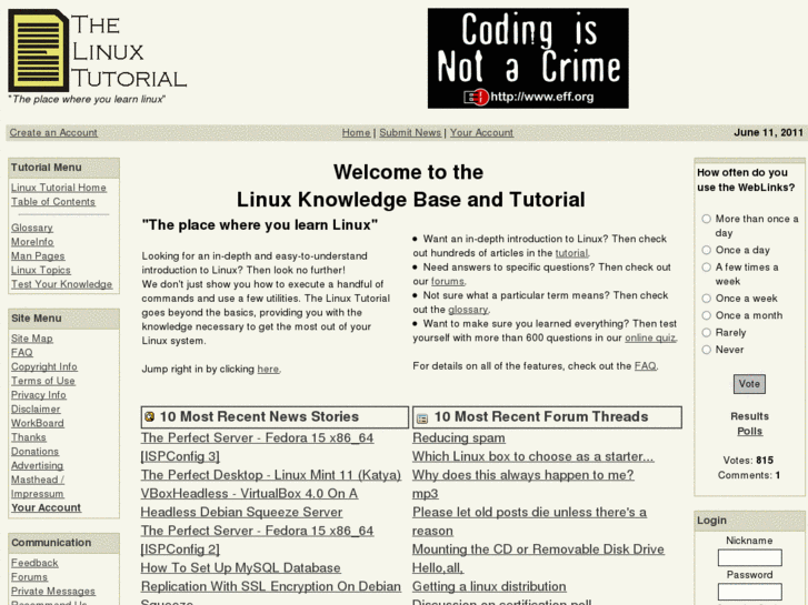 www.linuxtutorial.info