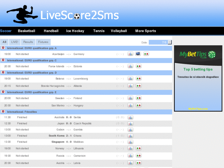 www.livescore2sms.com