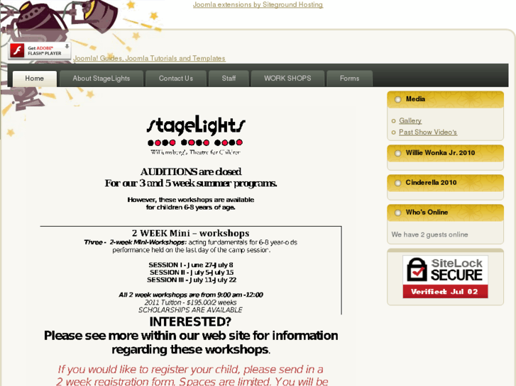 www.stagelightstheatre.org