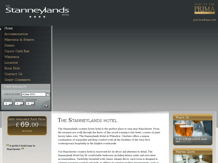 www.stanneylandshotel.com