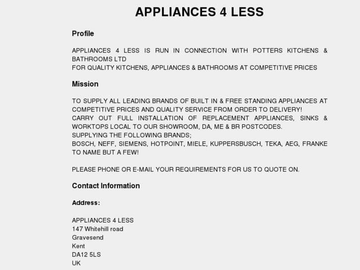 www.appliances4less.co.uk