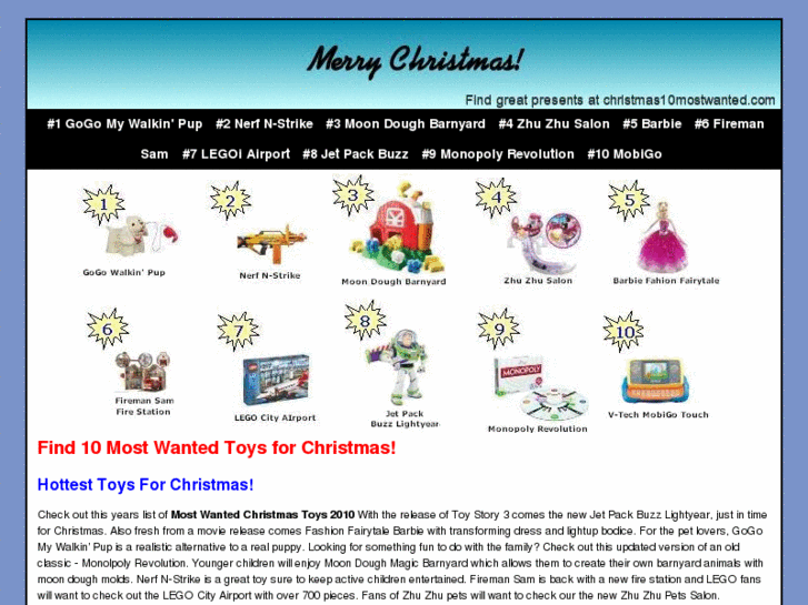 www.christmas10mostwanted.com