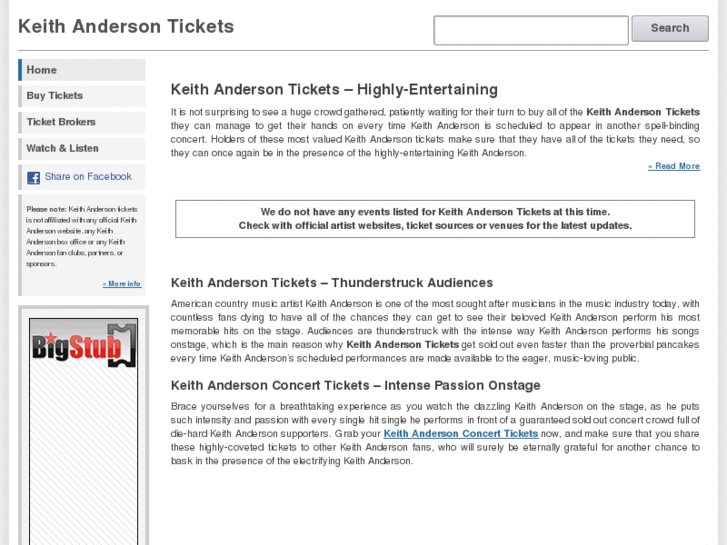 www.keithandersontickets.net