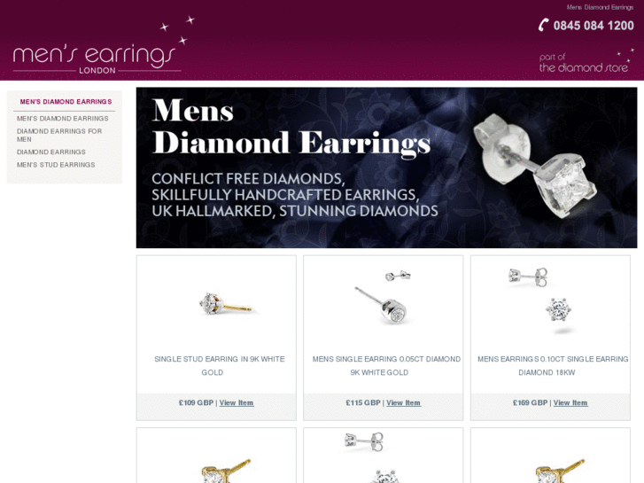 www.mensdiamondearrings.co.uk