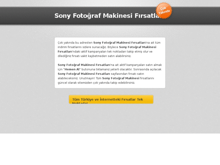 www.sonyfotografmakinesifirsatlari.com