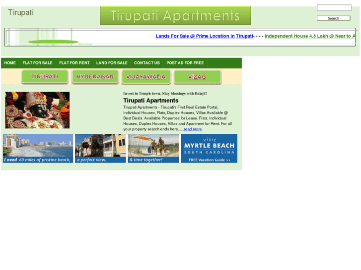 www.tirupatiapartments.com