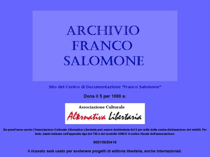 www.archiviofrancosalomone.org