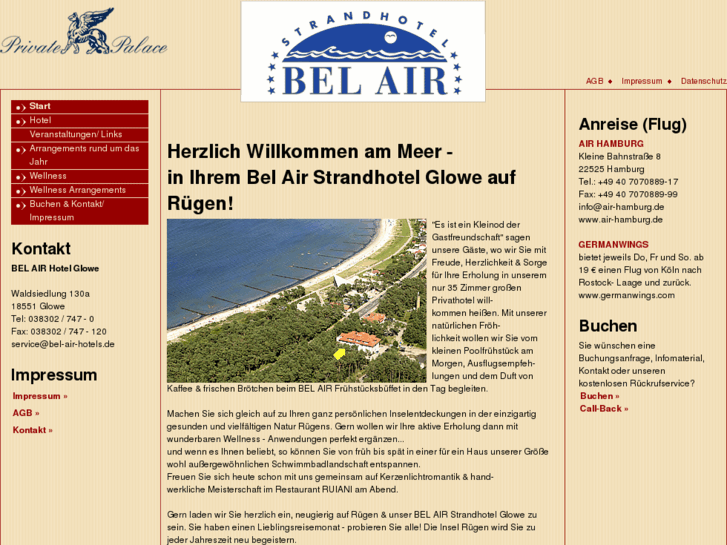 www.belairhotelglowe.com