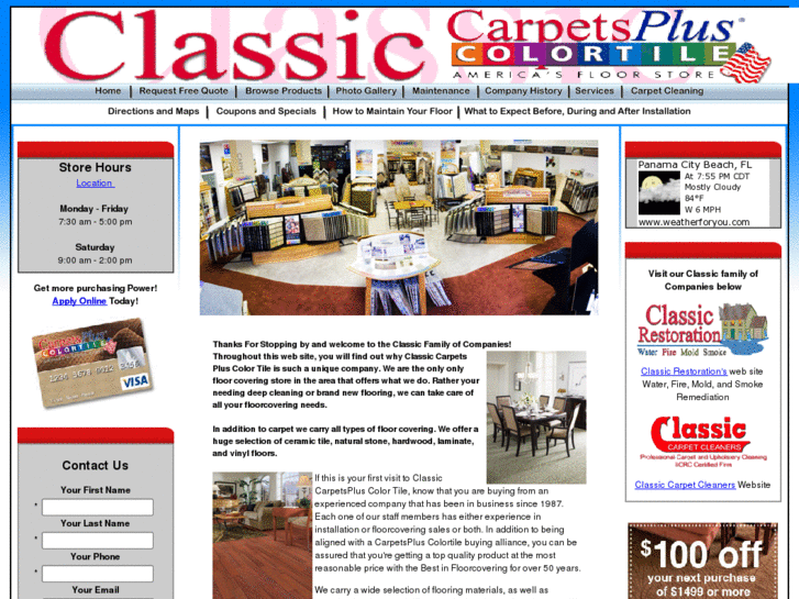 www.classiccarpetpanamacity.net