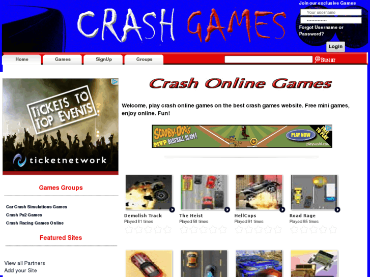 www.crashonlinegames.net