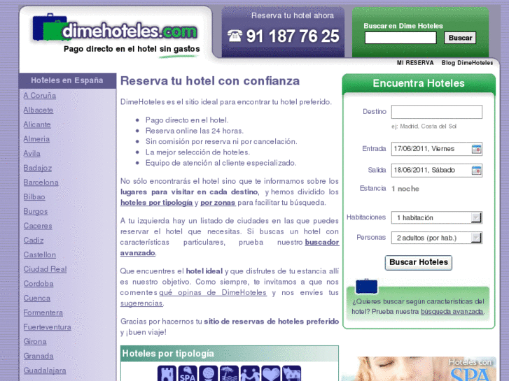 www.dimehoteles.com