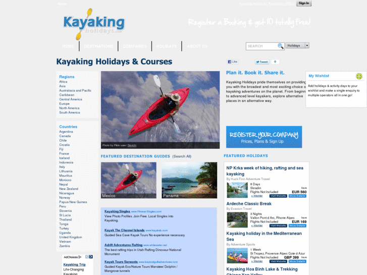 www.kayakingholidays.com