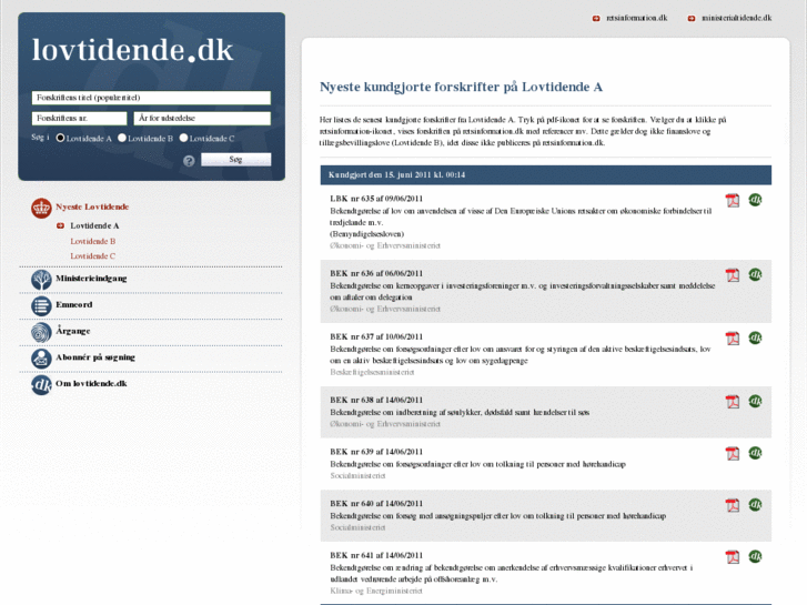 www.lovtidende.dk