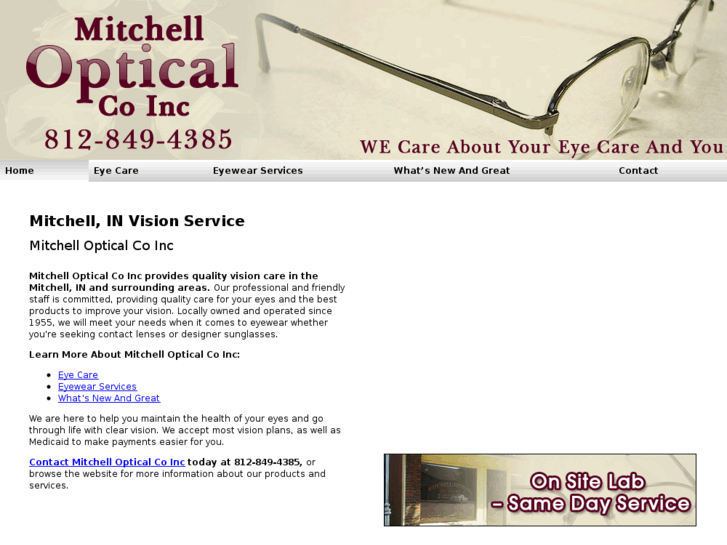 www.mitchelloptical.com