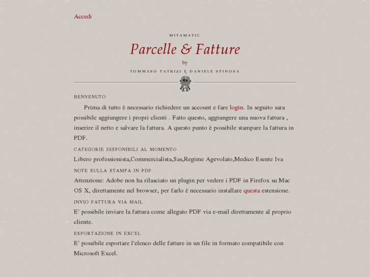 www.parcellefatture.com