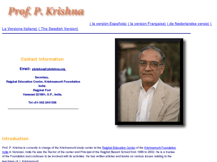 www.pkrishna.org