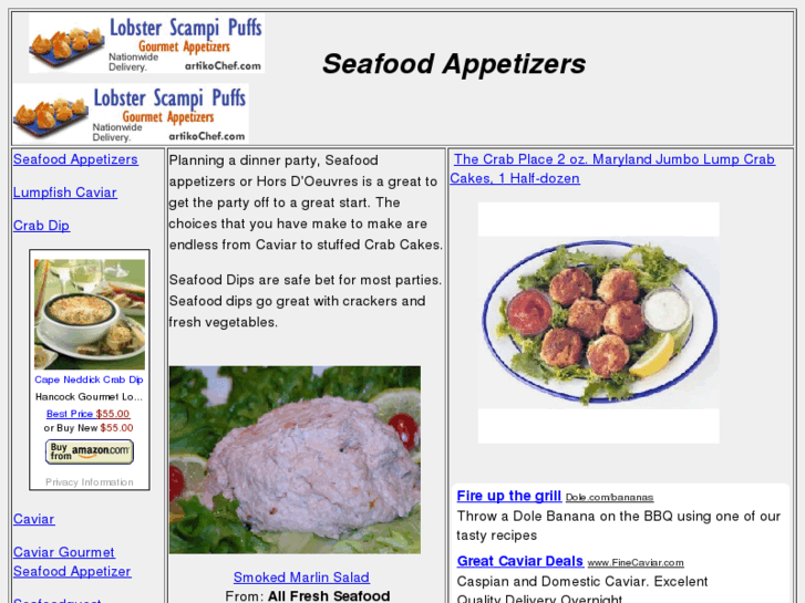 www.seafoodappetizers.info