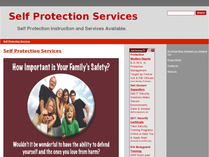 www.selfprotectionservices.org