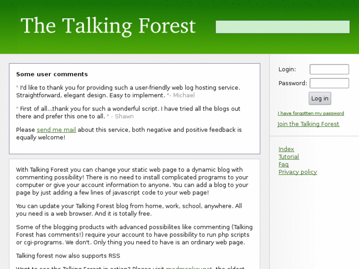 www.talkingforest.com