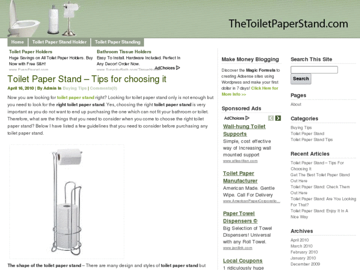 www.thetoiletpaperstand.com