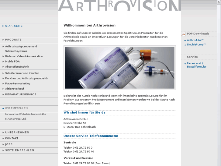 www.arthrovision.de