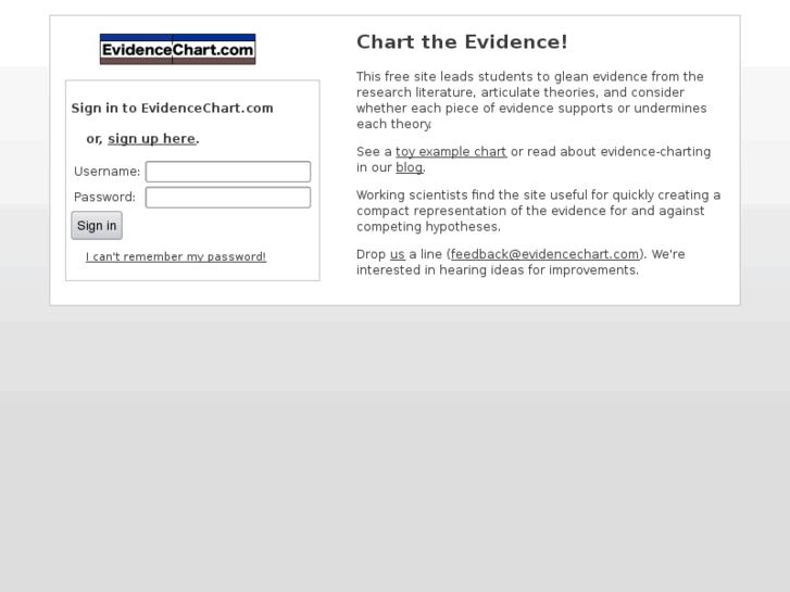 www.evidencechart.org