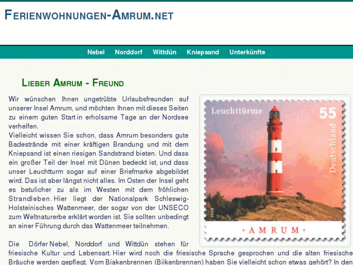 www.ferienwohnungen-amrum.net