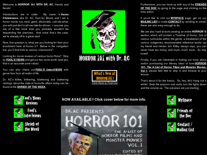 www.horror101withdrac.com