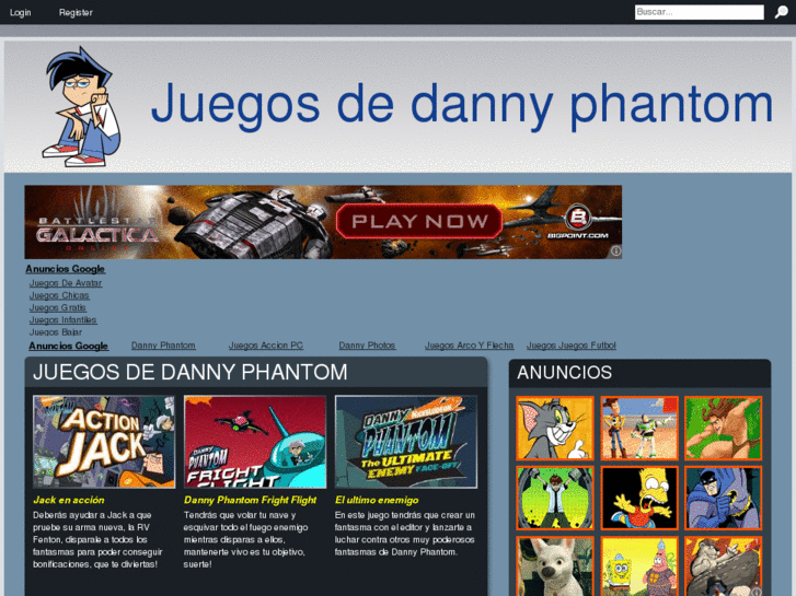 www.juegosdedannyphantom.com