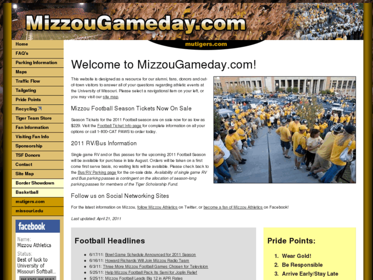 www.mizzougameday.com