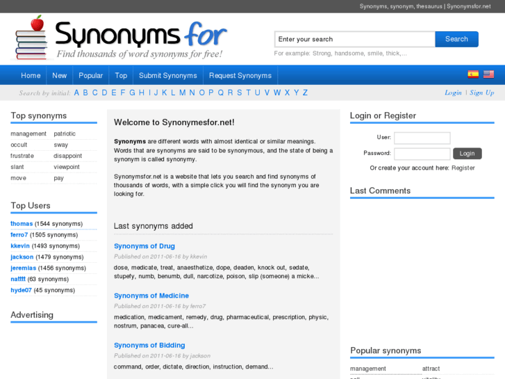 www.synonymsfor.net