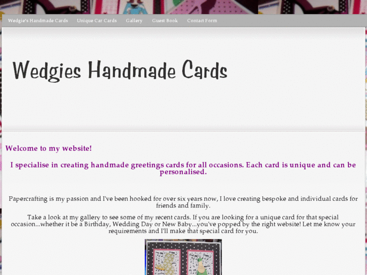 www.wedgieshandmadecards.com