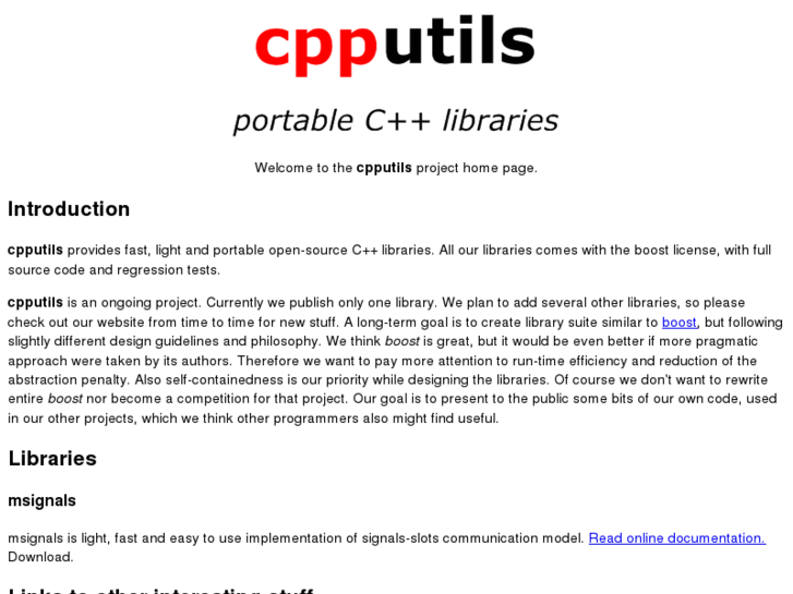 www.cpputils.org