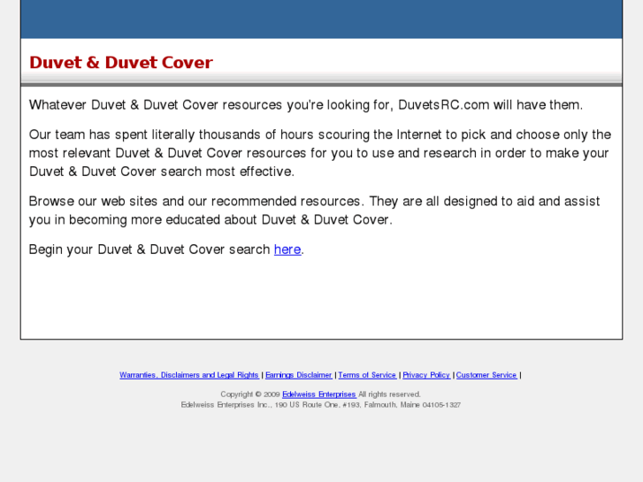 www.duvetsrc.com