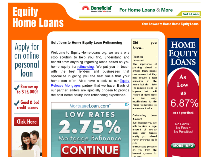 www.equity-home-loans.org