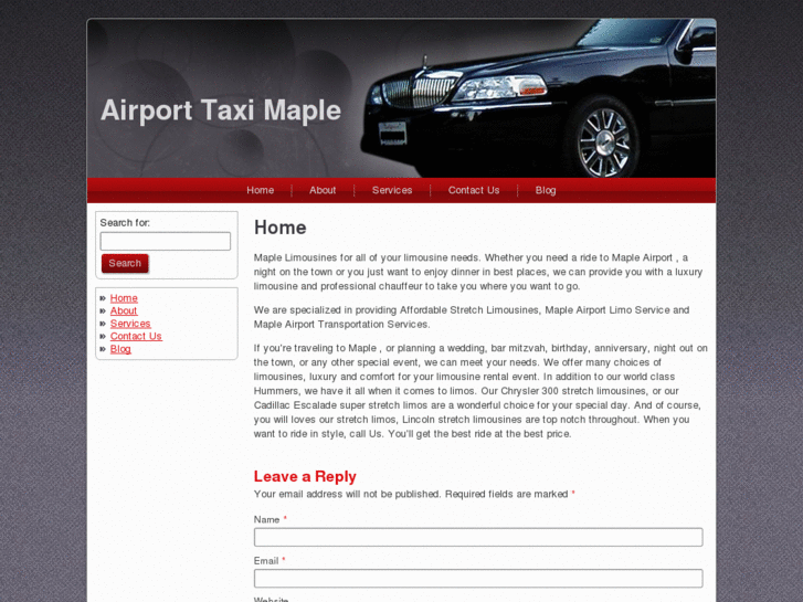 www.mapleairporttaxi.com