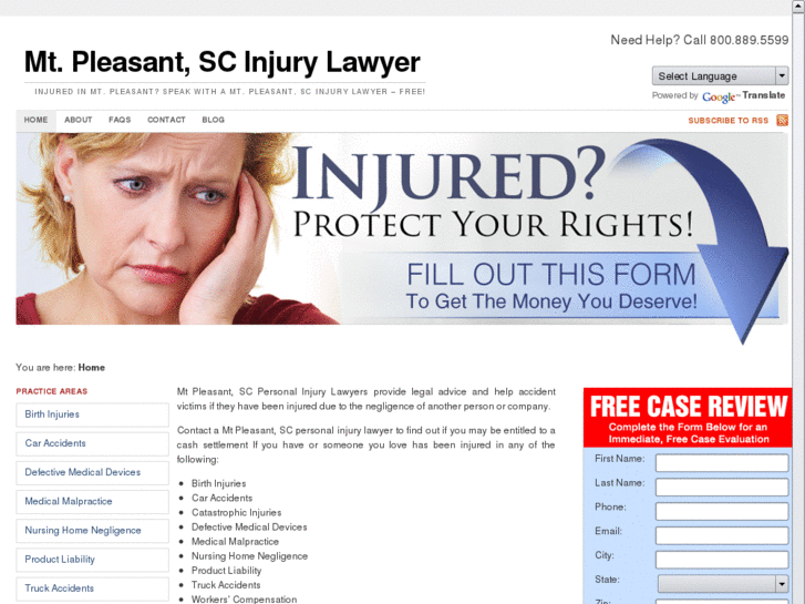 www.mtpleasantscinjurylawyer.com