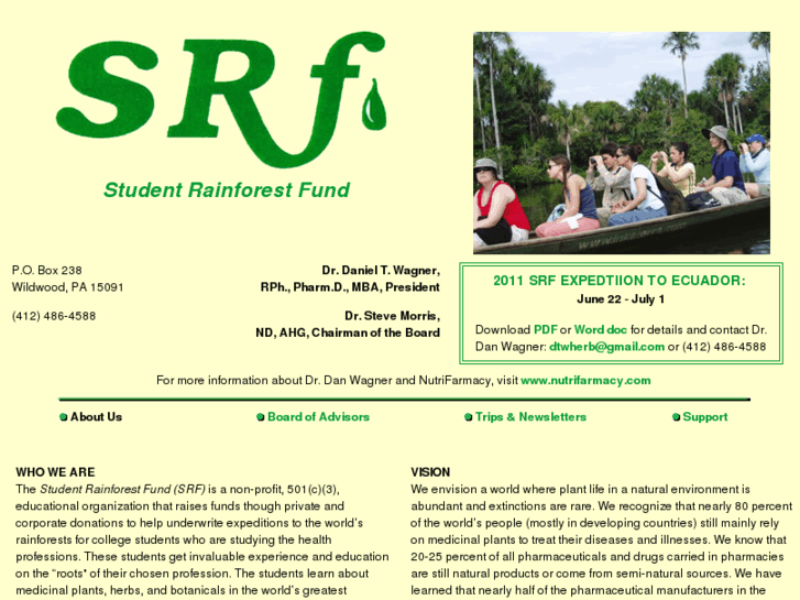 www.studentrainforestfund.org